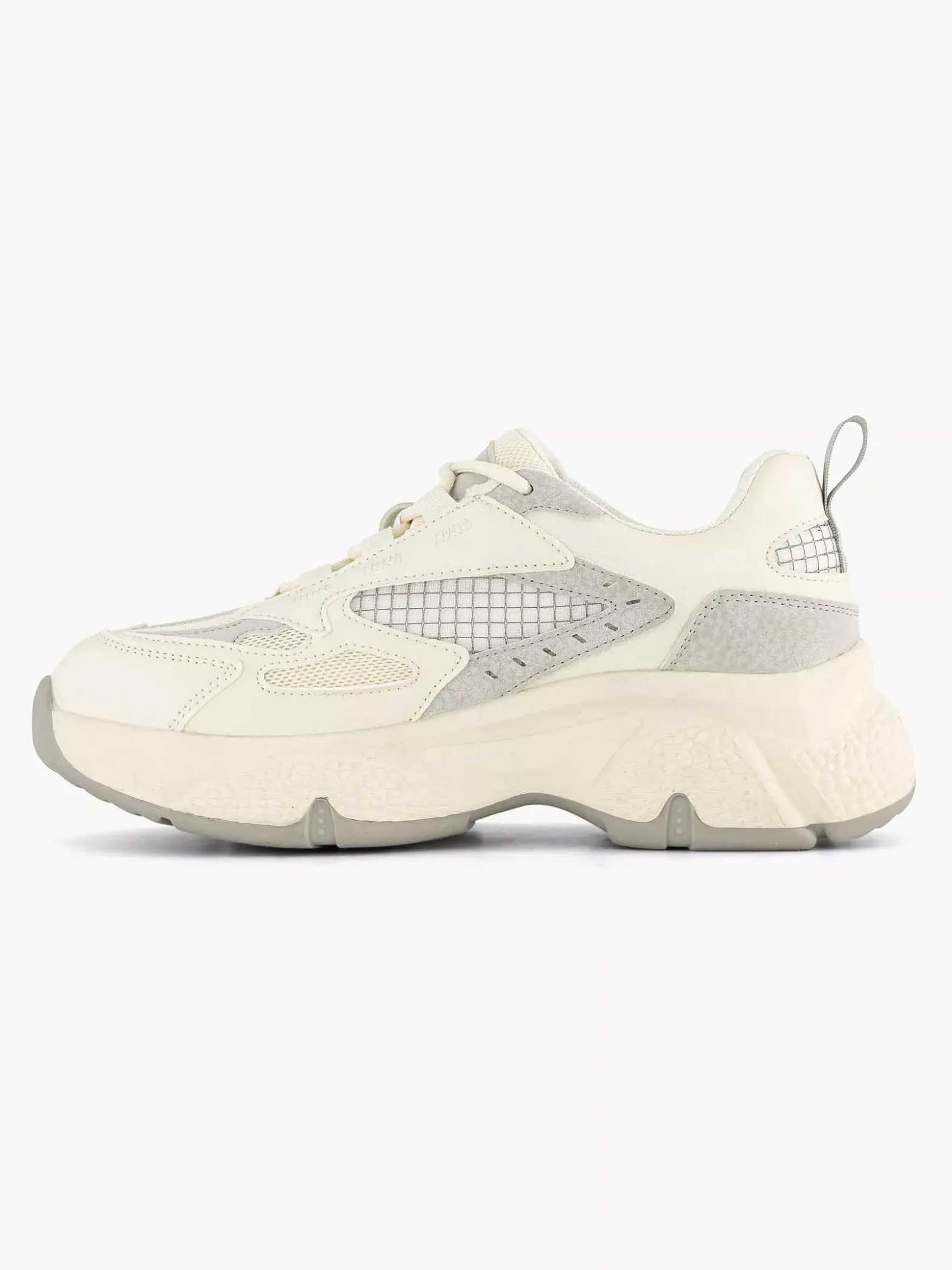 Oxmox Witte Chunky Sneaker-Dames Sneakers