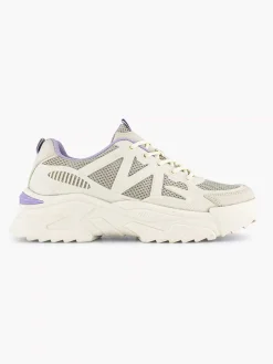 Oxmox Witte Chunky Sneaker-Dames Sneakers