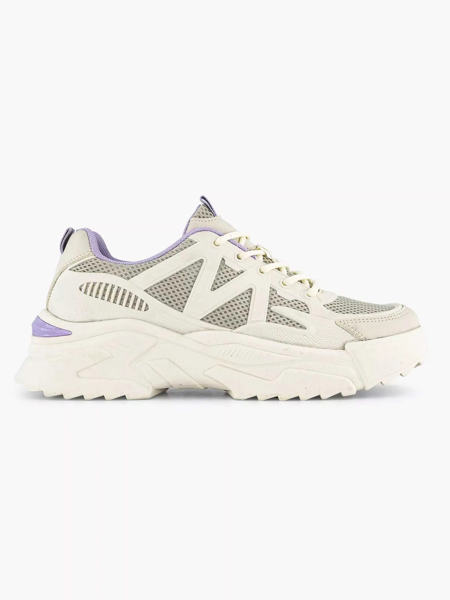 Oxmox Witte Chunky Sneaker-Dames Sneakers