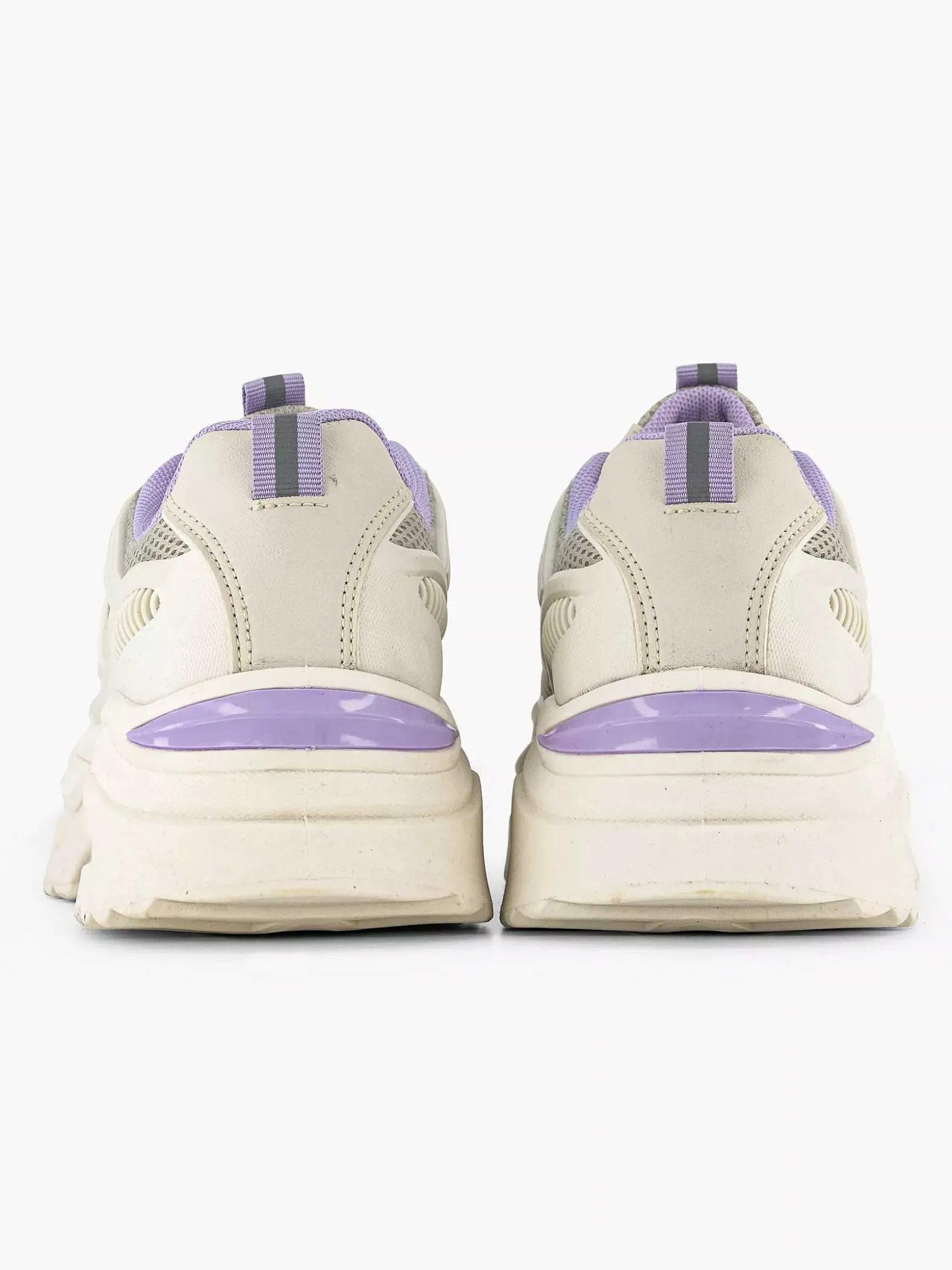 Oxmox Witte Chunky Sneaker-Dames Sneakers