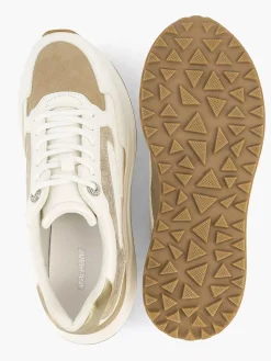 Graceland Witte Chunky Sneaker Glitter-Dames Sneakers