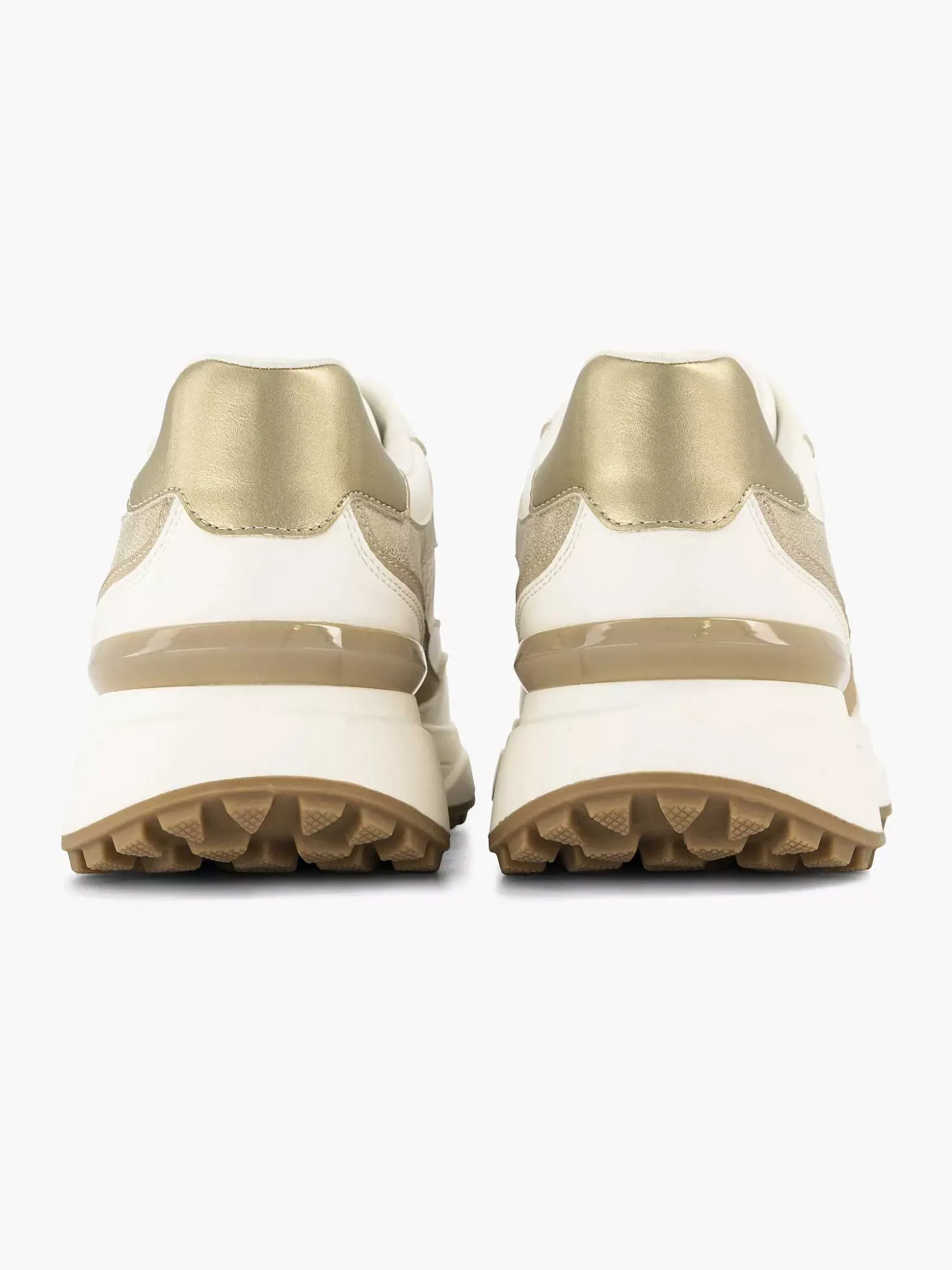 Graceland Witte Chunky Sneaker Glitter-Dames Sneakers