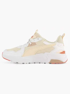 Puma Witte Chunky Sneaker Trinity Lite-Dames Sneakers