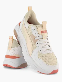 Puma Witte Chunky Sneaker Trinity Lite-Dames Sneakers