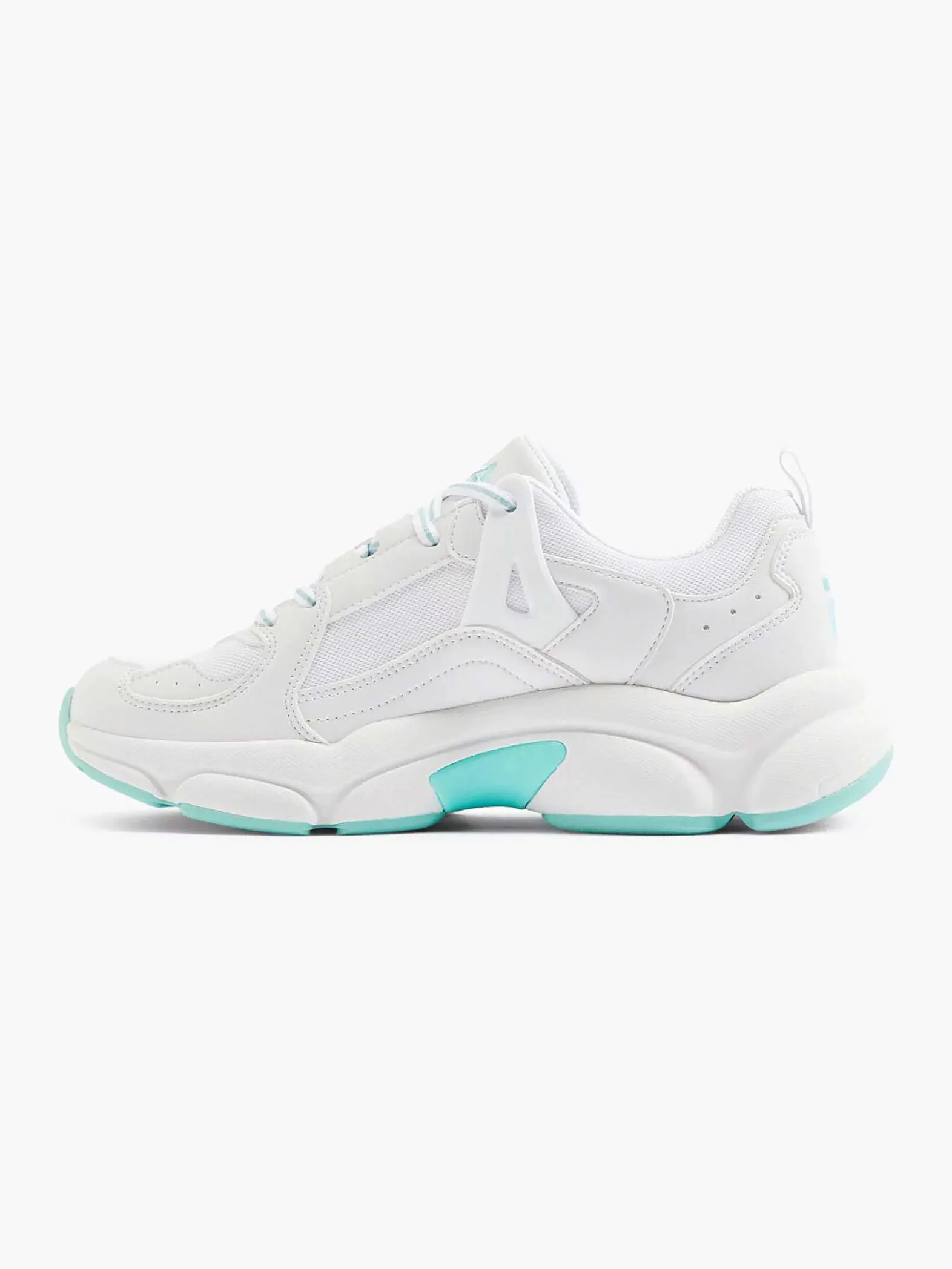 FILA Witte Chunky Sneaker Turqoise Zool-Dames Sneakers