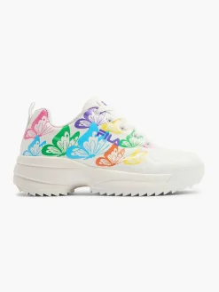 FILA Witte Chunky Sneaker Vlinders-Dames Sneakers
