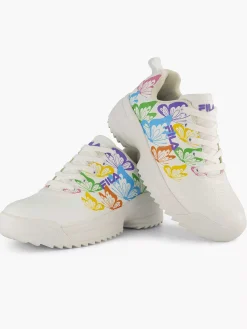 FILA Witte Chunky Sneaker Vlinders-Dames Sneakers