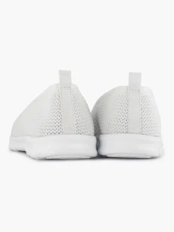 Easy Street Witte Comfort Instapper-Dames Comfort Schoenen