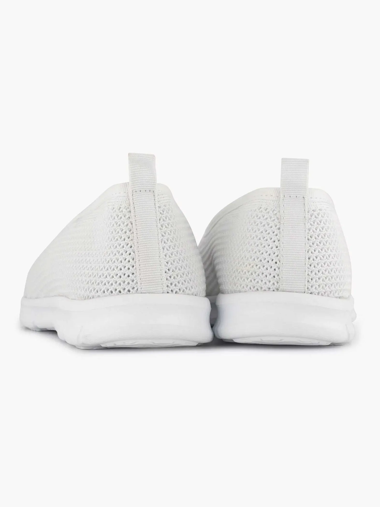 Easy Street Witte Comfort Instapper-Dames Comfort Schoenen