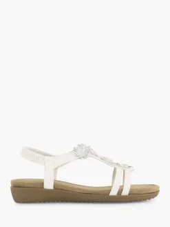 Easy Street Witte Comfort Sandaal-Dames Comfort Schoenen