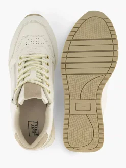 Easy Street Witte Comfort Sneaker-Dames Sneakers