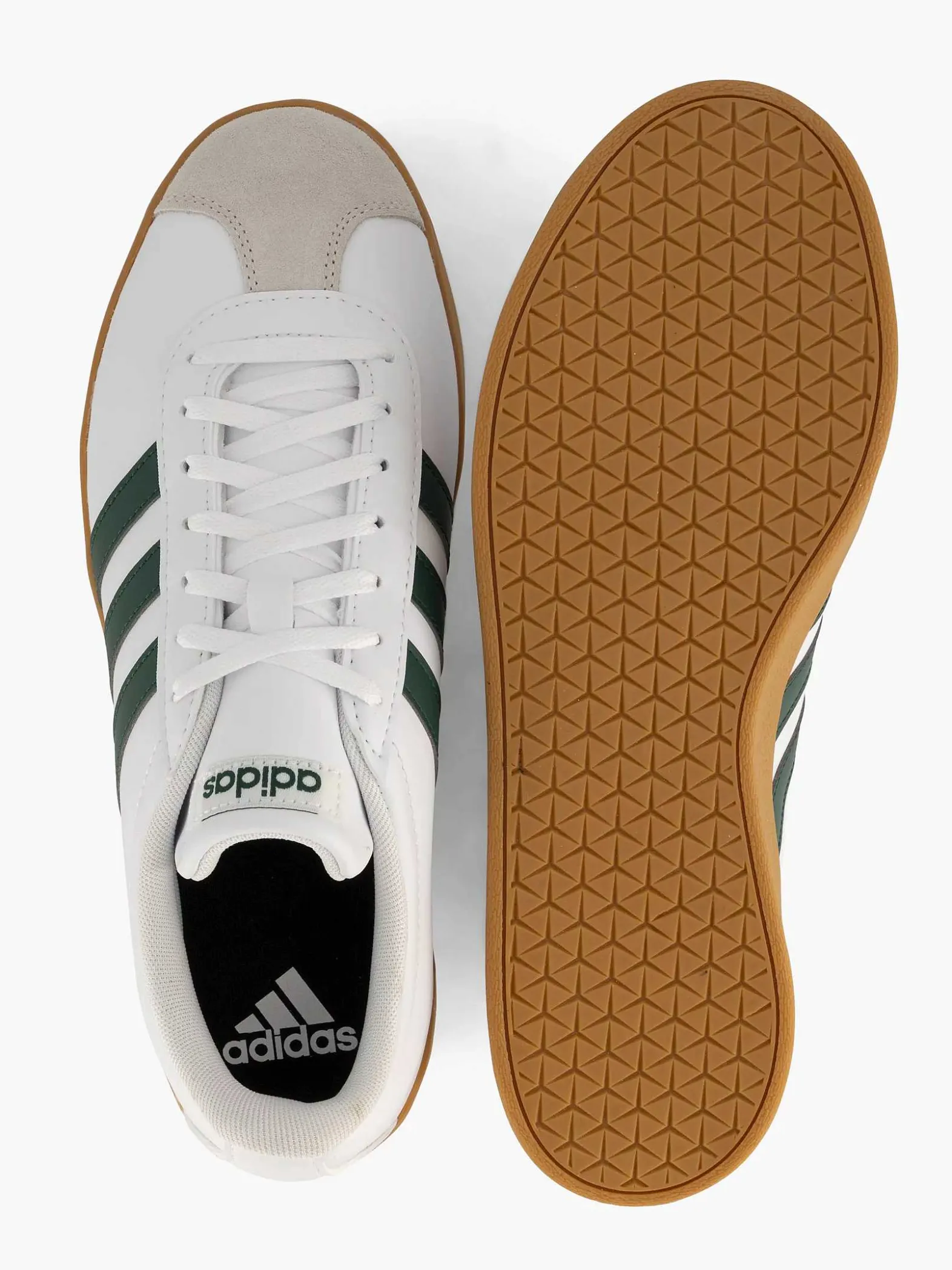 adidas Witte Court Base-Heren Sneakers