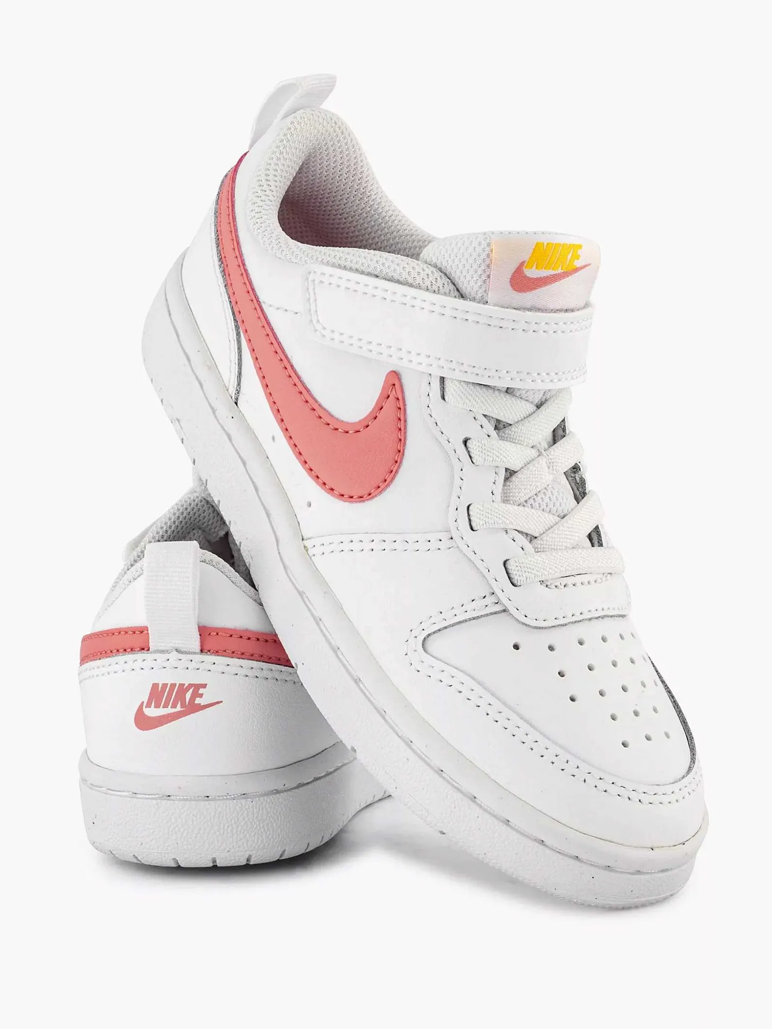 Nike Witte Court Borough Low 2-Kinderen Jongensschoenen