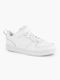 Nike Witte Court Borough Low 2-Kinderen Jongensschoenen