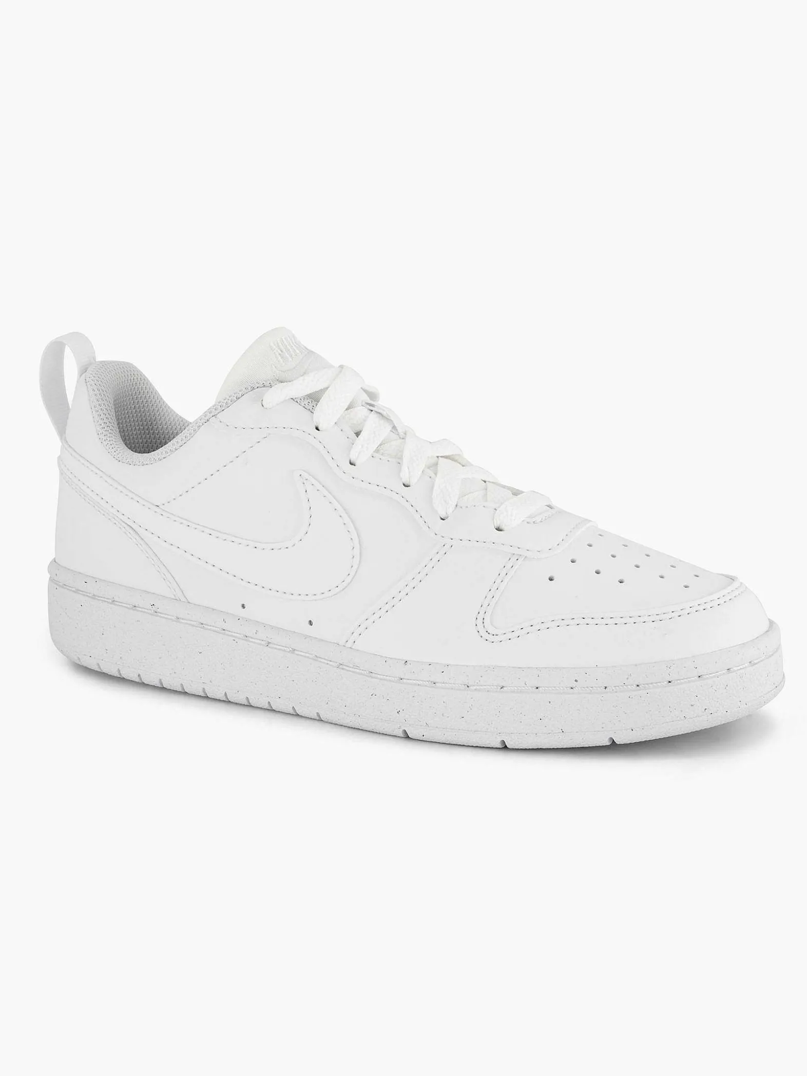 Nike Witte Court Borough Low Recraft-Kinderen Jongensschoenen