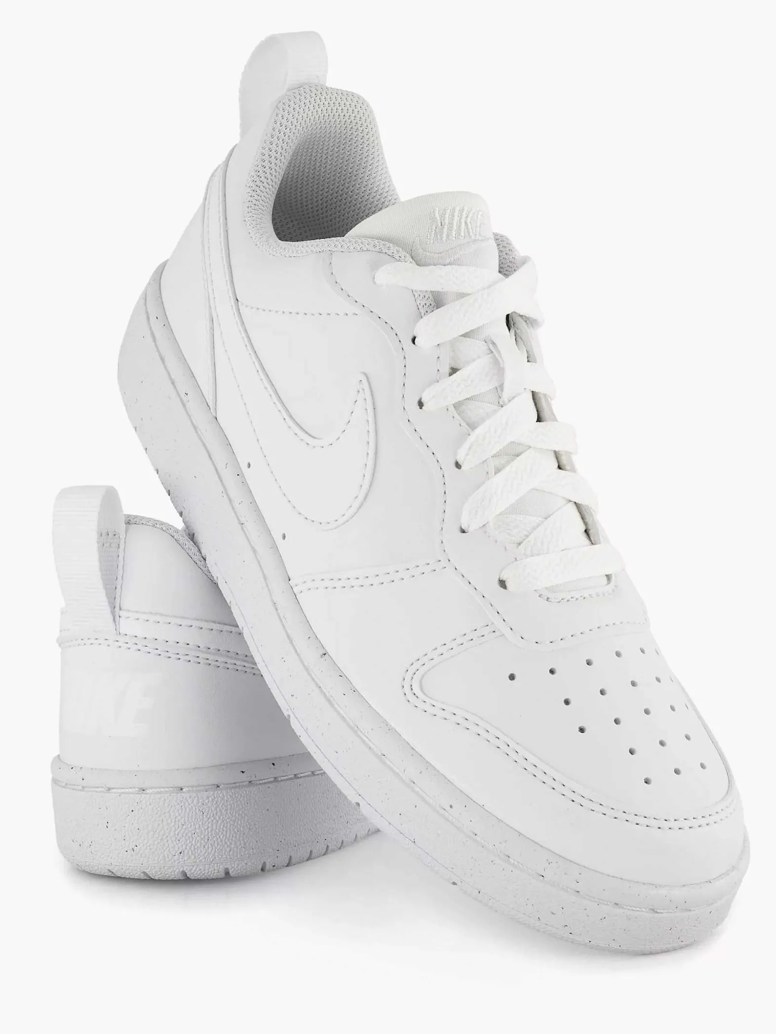 Nike Witte Court Borough Low Recraft-Kinderen Jongensschoenen