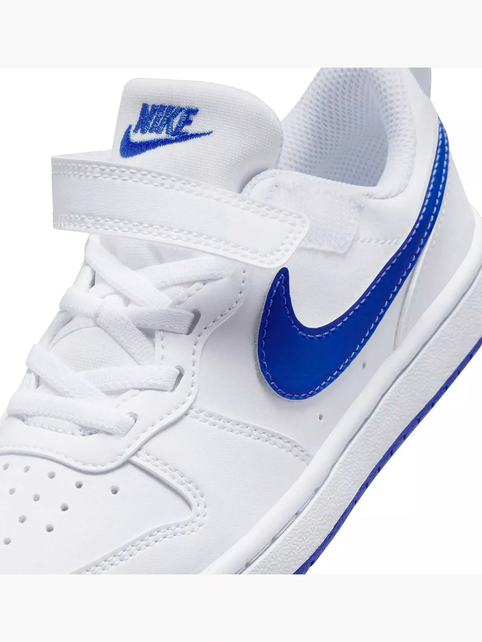 Nike Witte Court Borough Low Recraft-Kinderen Jongensschoenen