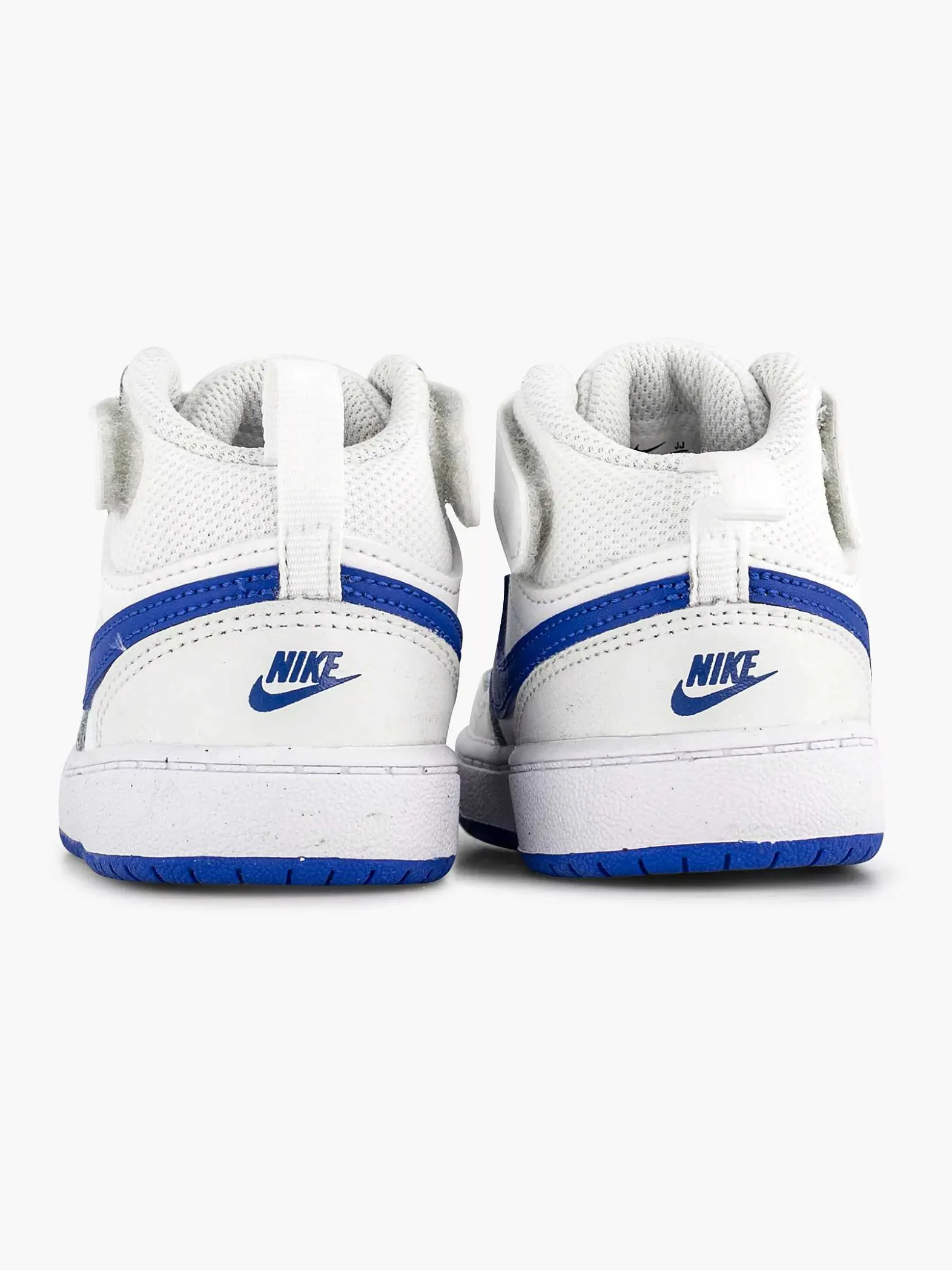 Nike Witte Court Borough Mid-Kinderen Jongensschoenen