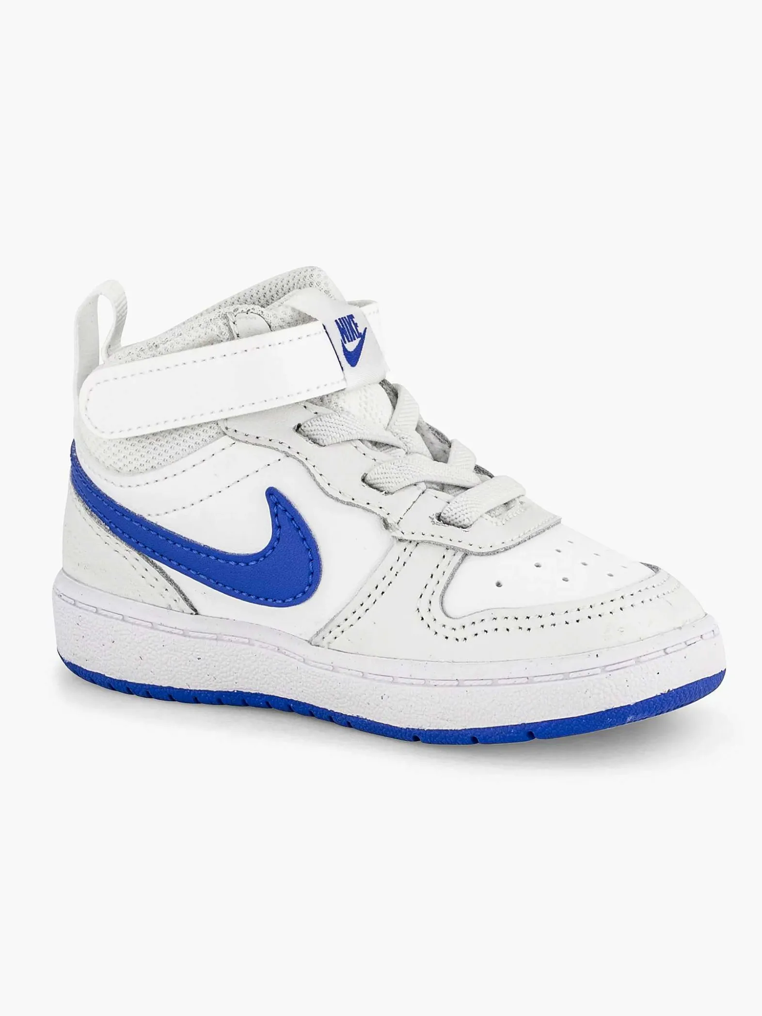 Nike Witte Court Borough Mid-Kinderen Jongensschoenen