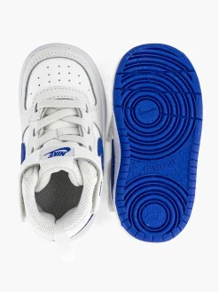 Nike Witte Court Borough Mid-Kinderen Jongensschoenen