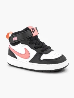 Nike Witte Court Borough Mid 2-Kinderen Jongensschoenen