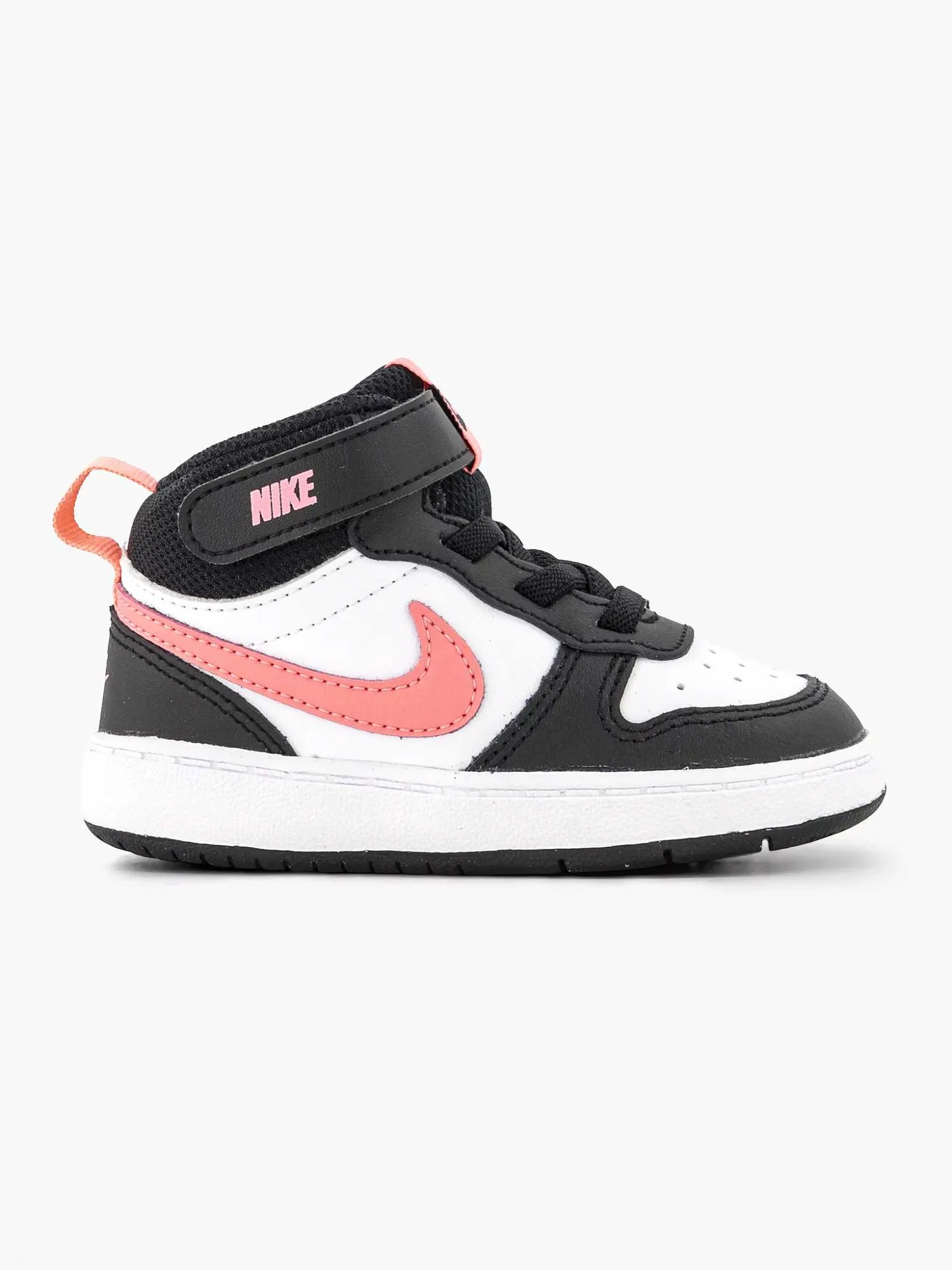 Nike Witte Court Borough Mid 2-Kinderen Jongensschoenen