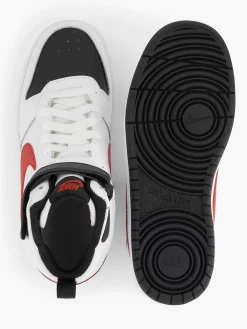 Nike Witte Court Borough Mid 2-Kinderen Jongensschoenen