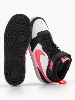 Nike Witte Court Borough Mid 2-Kinderen Jongensschoenen