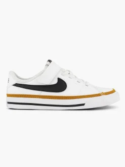 Nike Witte Court Legacy-Kinderen Jongensschoenen