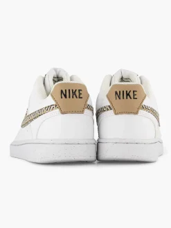 Nike Witte Court Vision Lo-Dames Sneakers