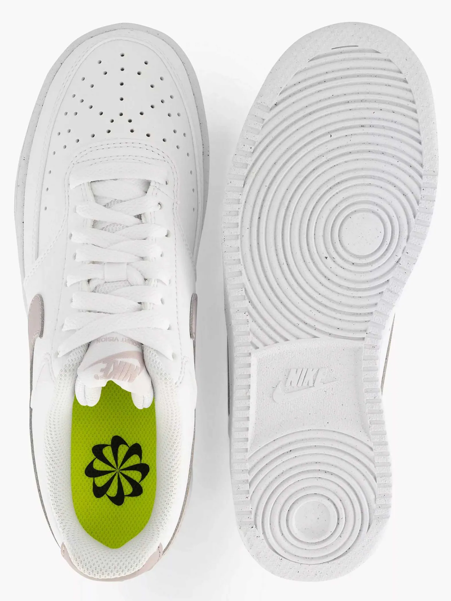 Nike Witte Court Vision Lo Nn-Dames Sneakers