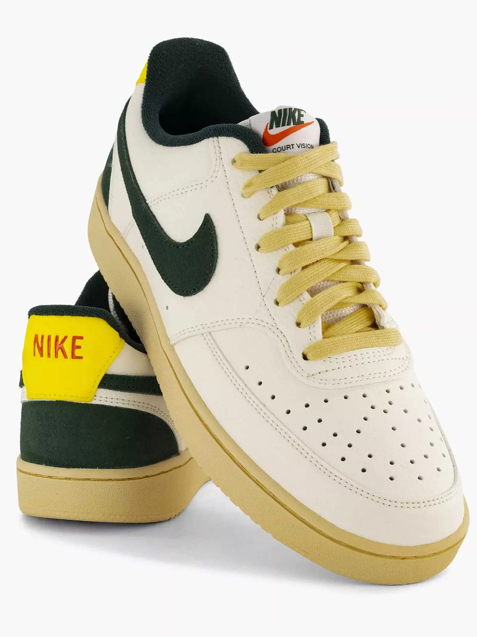 Nike Witte Court Vision Low Next-Heren Sneakers
