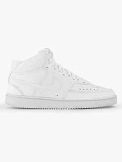 Nike Witte Court Vision Mid-Dames Sneakers