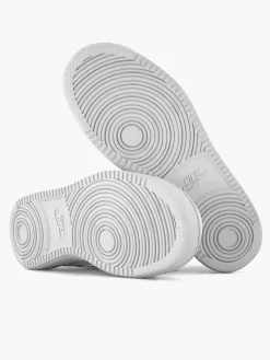 Nike Witte Court Vision Mid-Dames Sneakers