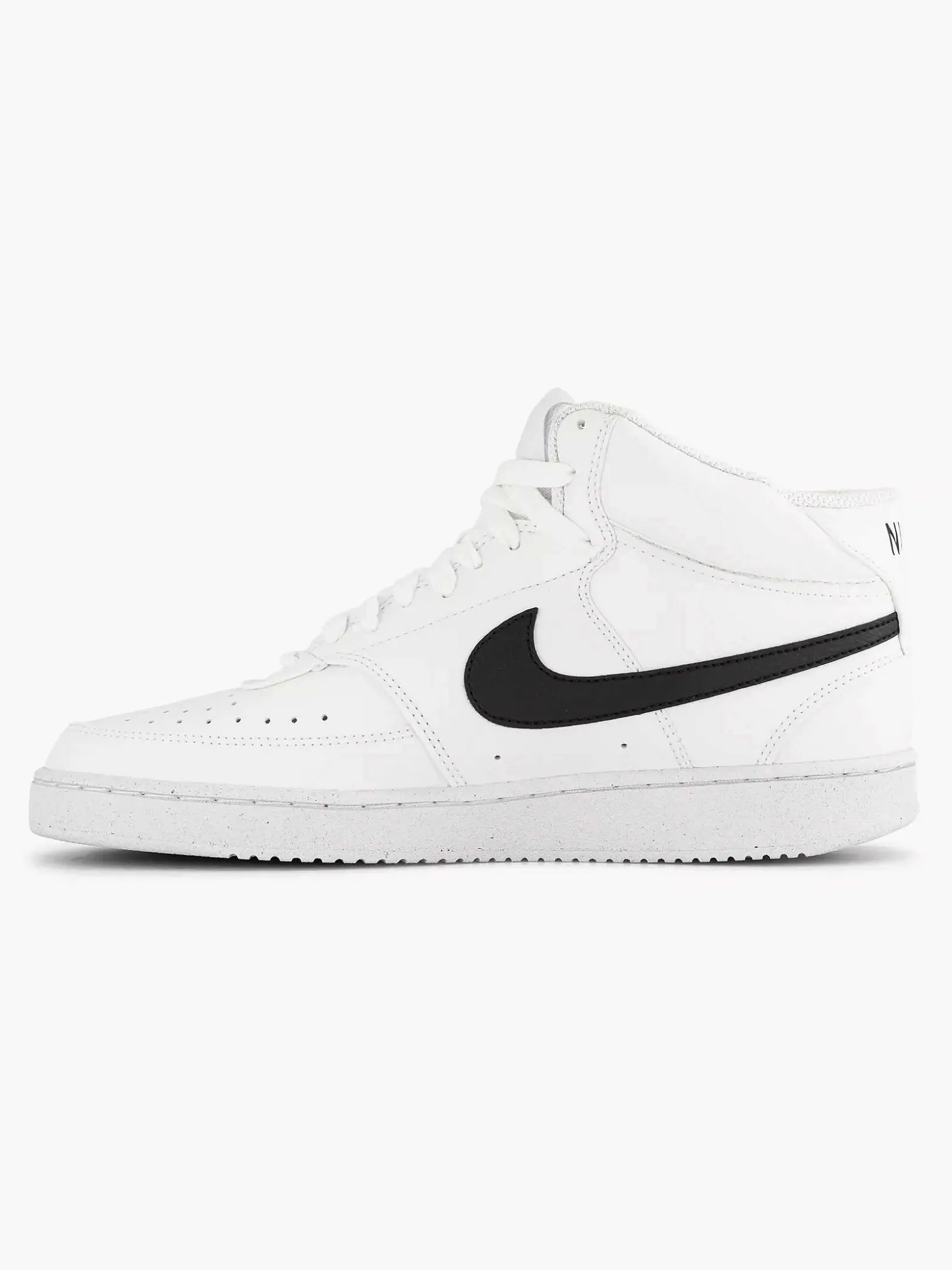 Nike Witte Court Vision Mid-Heren Sneakers