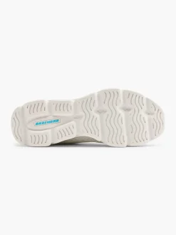 Skechers Witte Glide - Lite- Back Slide-Dames Sneakers