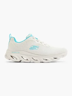 Skechers Witte Glide - Lite- Back Slide-Dames Sneakers