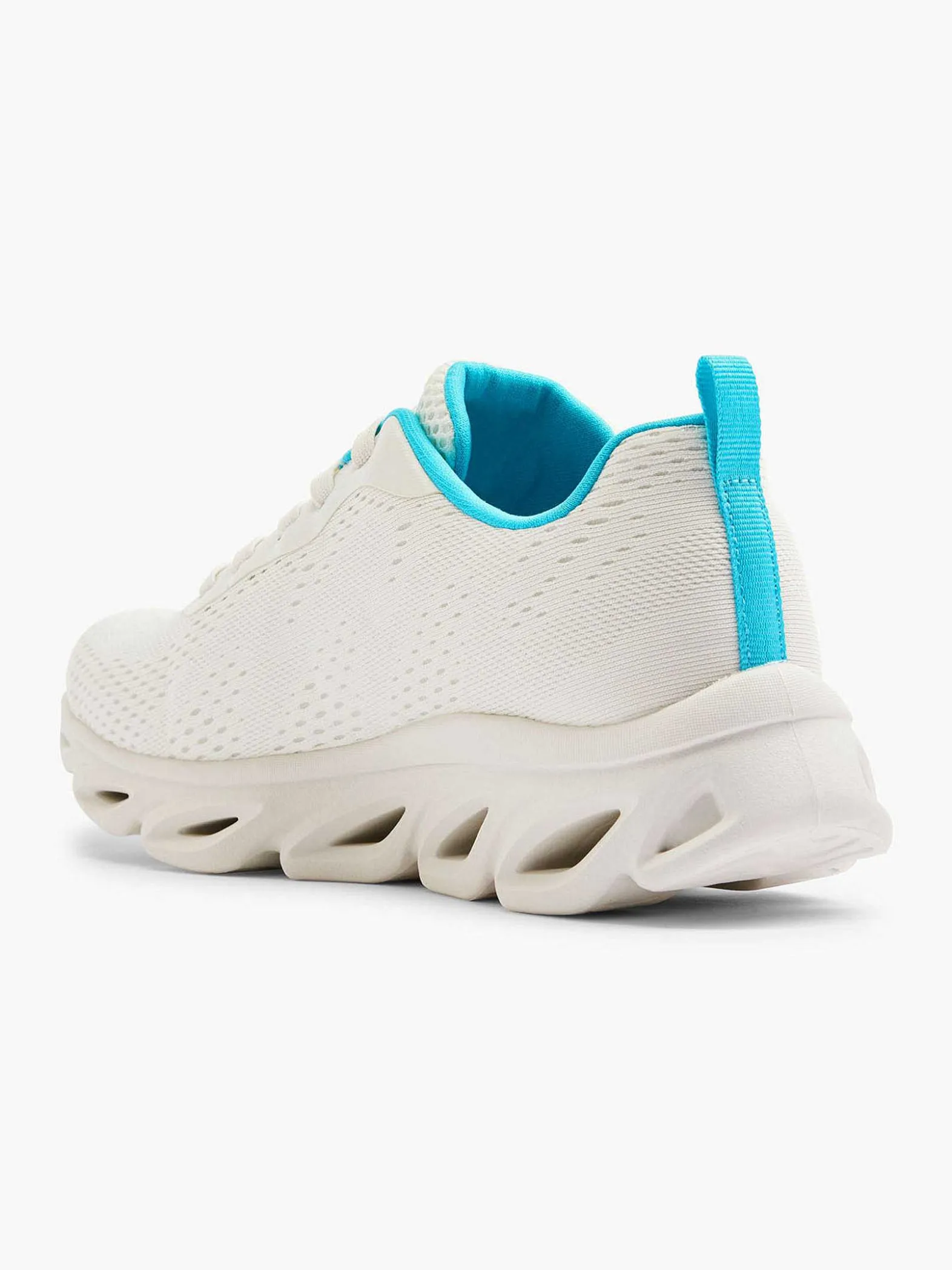 Skechers Witte Glide - Lite- Back Slide-Dames Sneakers
