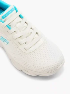 Skechers Witte Glide - Lite- Back Slide-Dames Sneakers