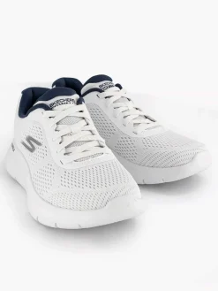 Skechers Witte Go Walk Flex- Remark-Heren Sneakers