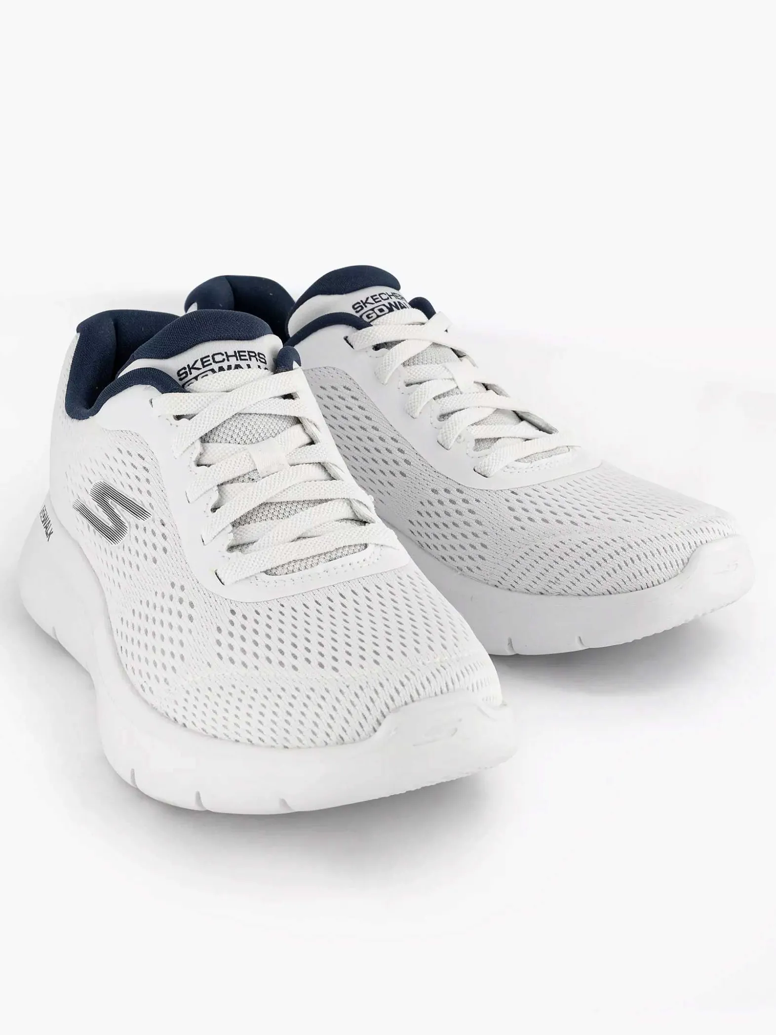 Skechers Witte Go Walk Flex- Remark-Heren Sneakers