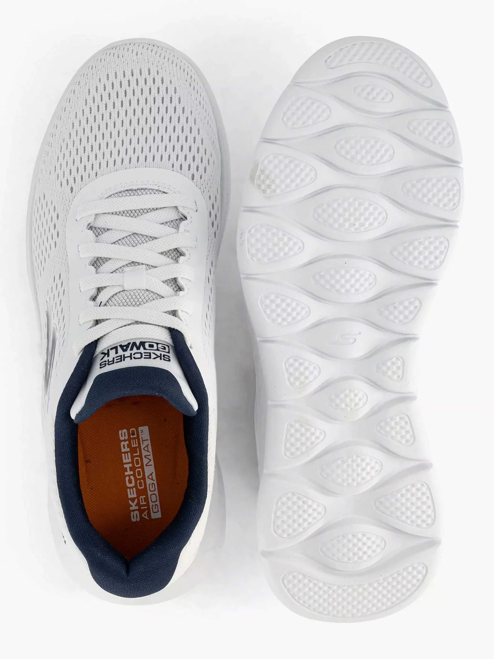 Skechers Witte Go Walk Flex- Remark-Heren Sneakers