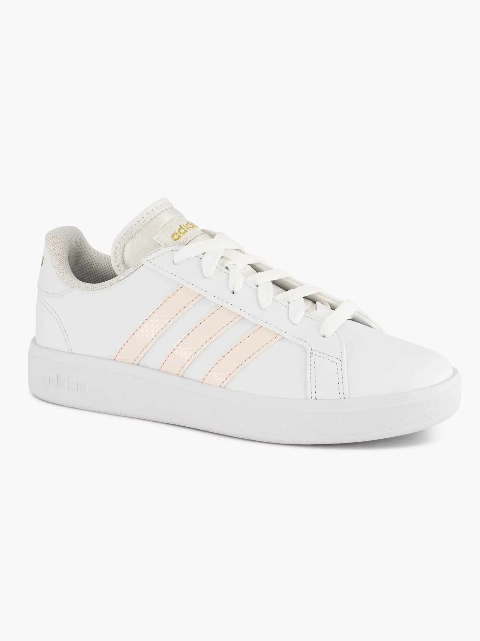 adidas Witte Grand Court Base 2.0-Dames Sneakers