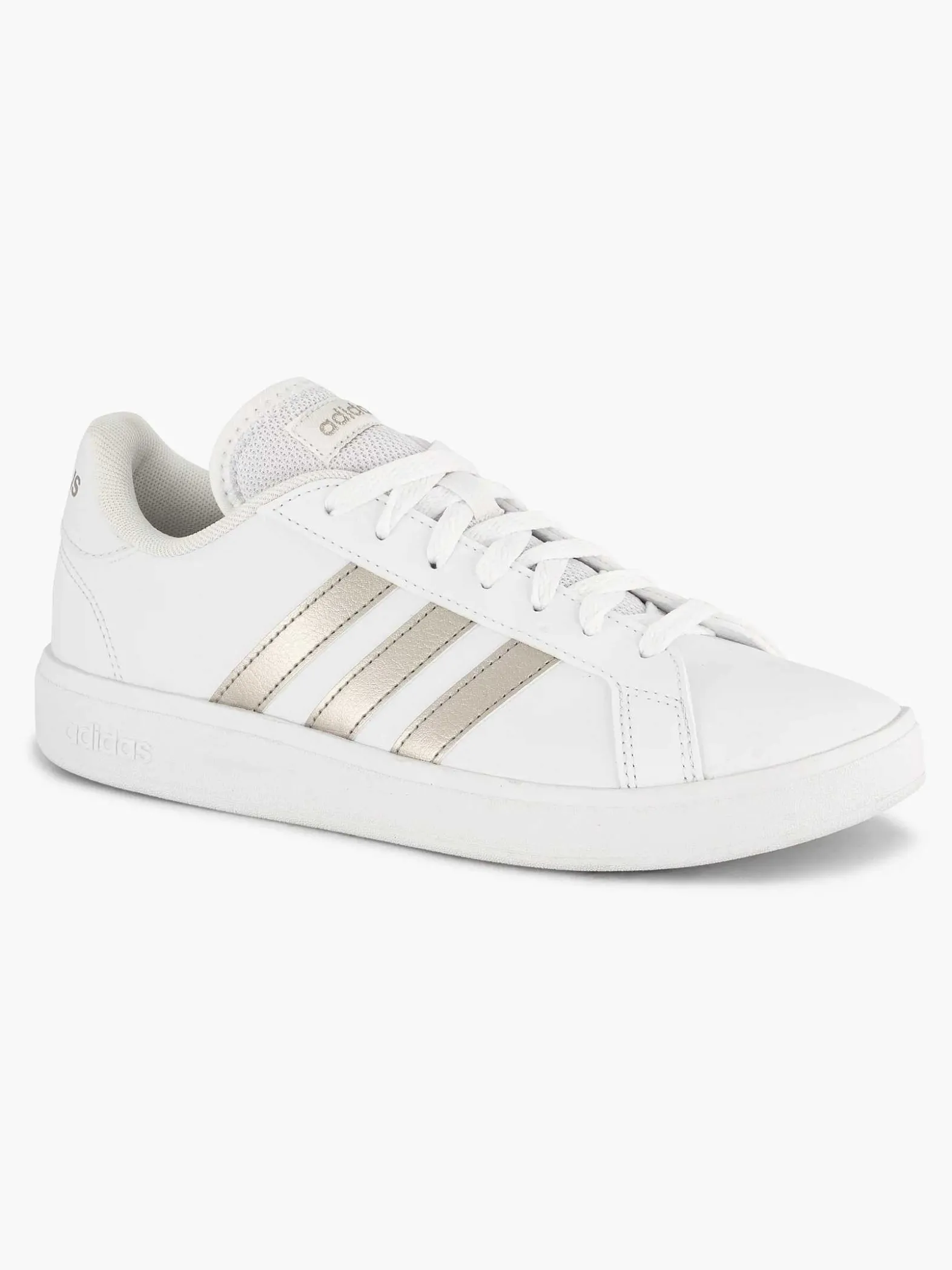 adidas Witte Grand Court Base 2.0-Dames Sneakers