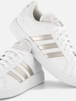 adidas Witte Grand Court Base 2.0-Dames Sneakers