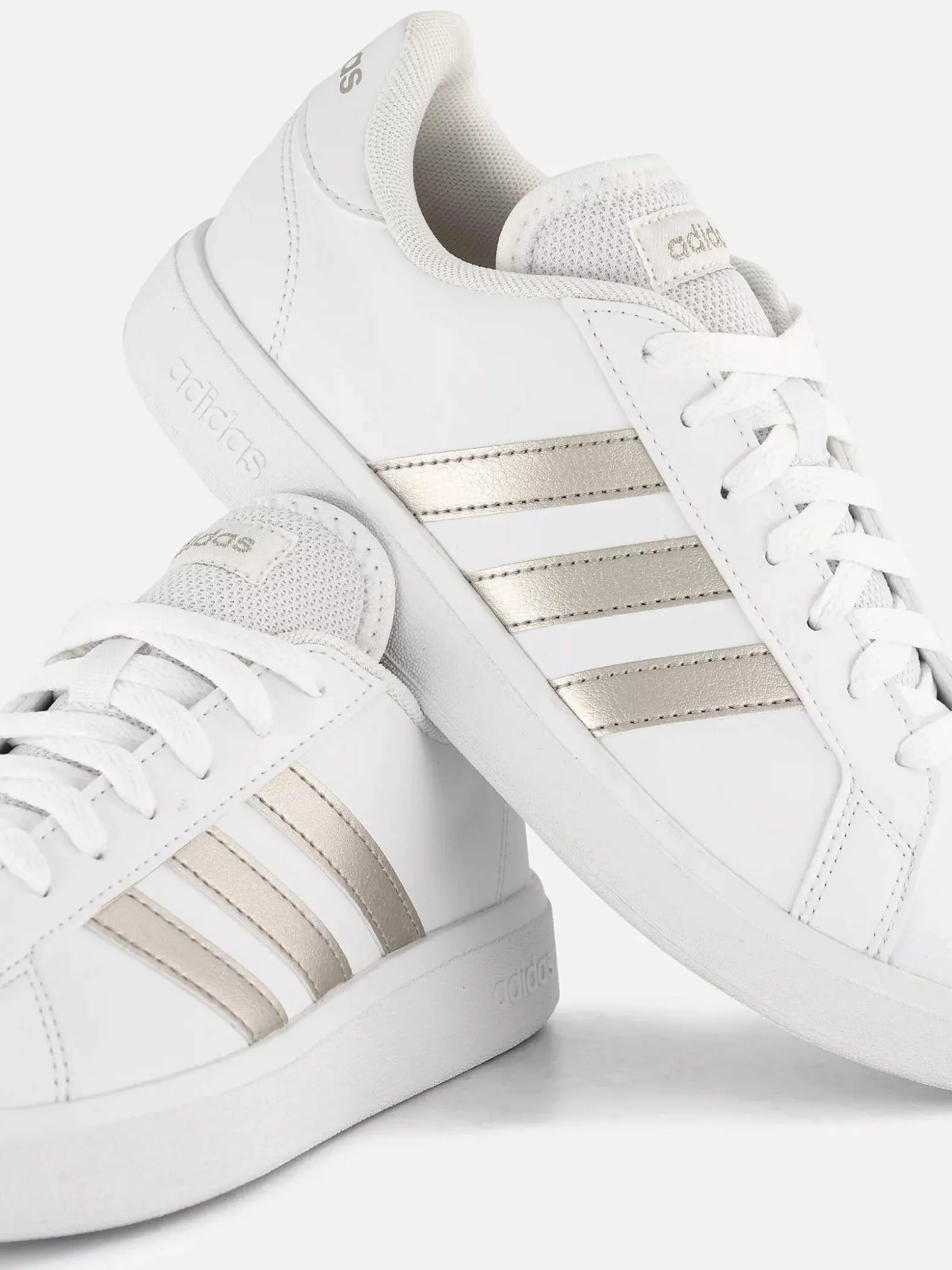 adidas Witte Grand Court Base 2.0-Dames Sneakers