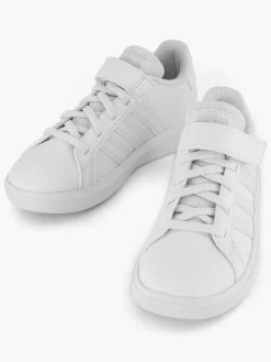 adidas Witte Grand Court 2.0 El K-Kinderen Babyschoenen