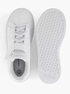 adidas Witte Grand Court 2.0 El K-Kinderen Babyschoenen