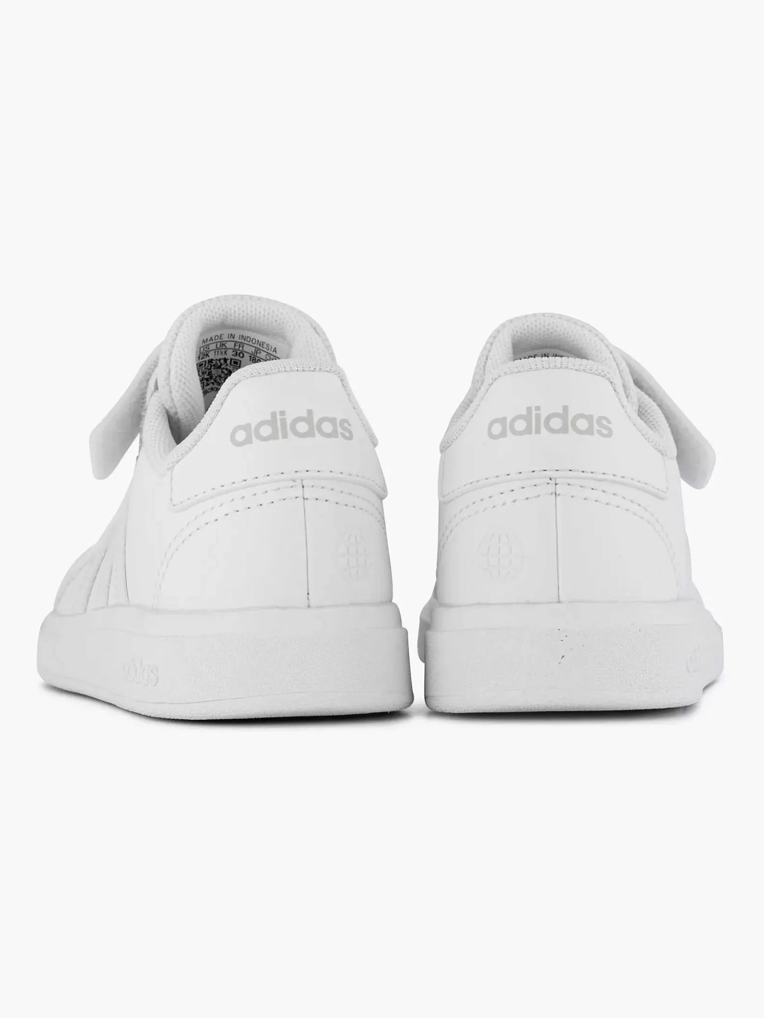 adidas Witte Grand Court 2.0 El K-Kinderen Babyschoenen