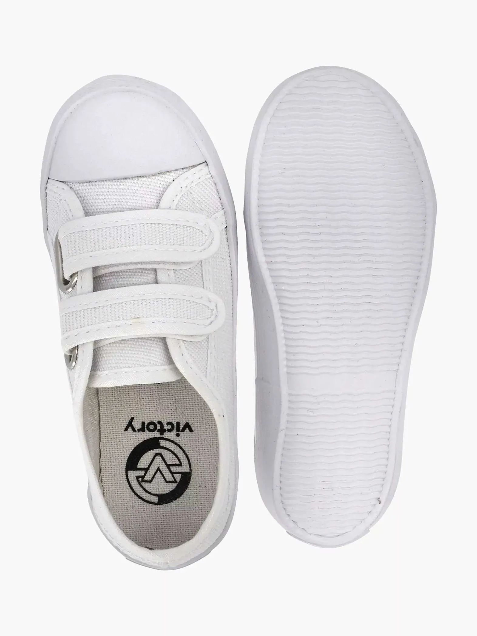 Vty Witte Gymschoen Klittenband-Kinderen Babyschoenen